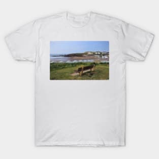 Crooklets Beach Bude Devon T-Shirt